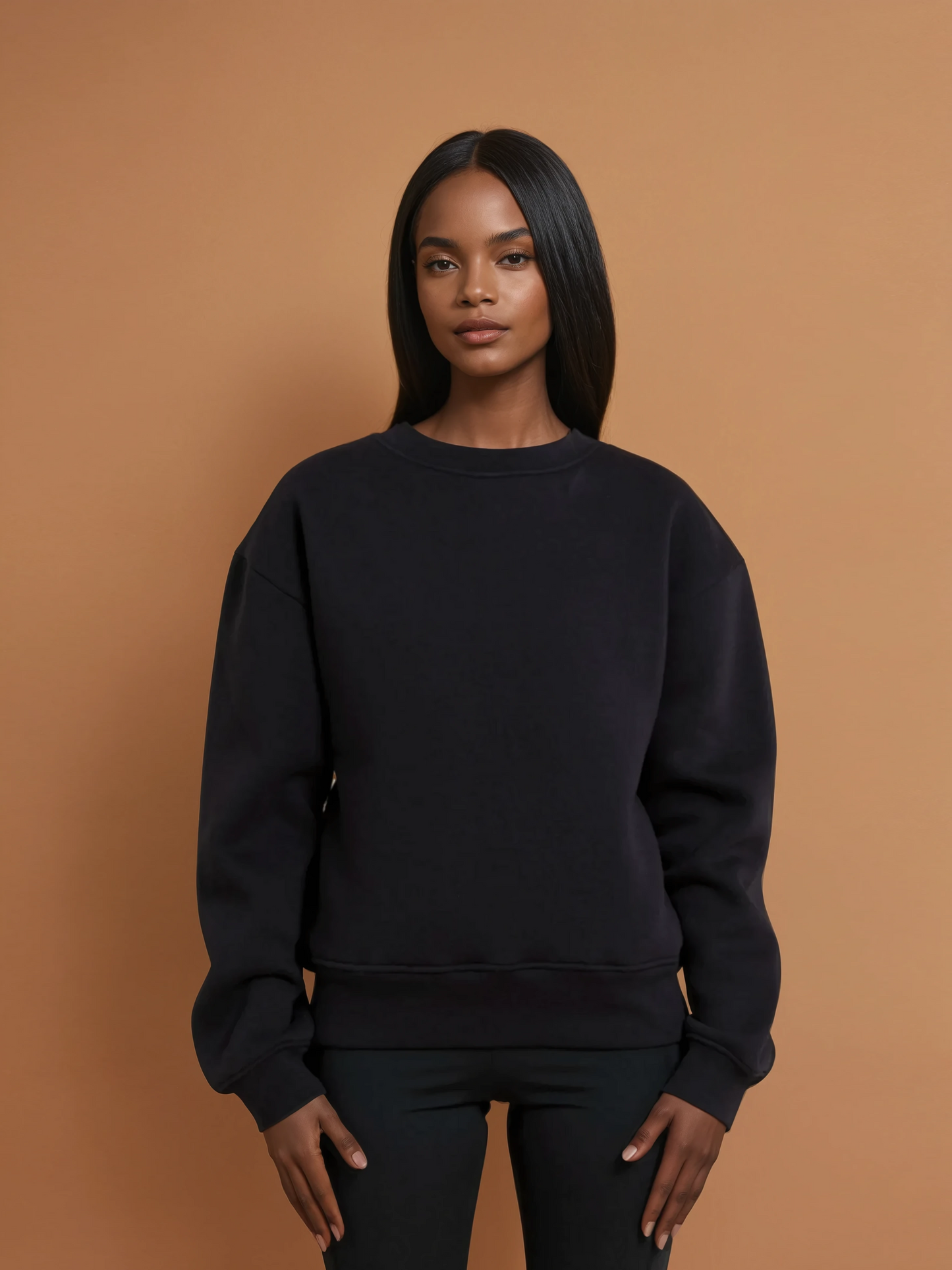 BAILEY crewneck sweatshirt black