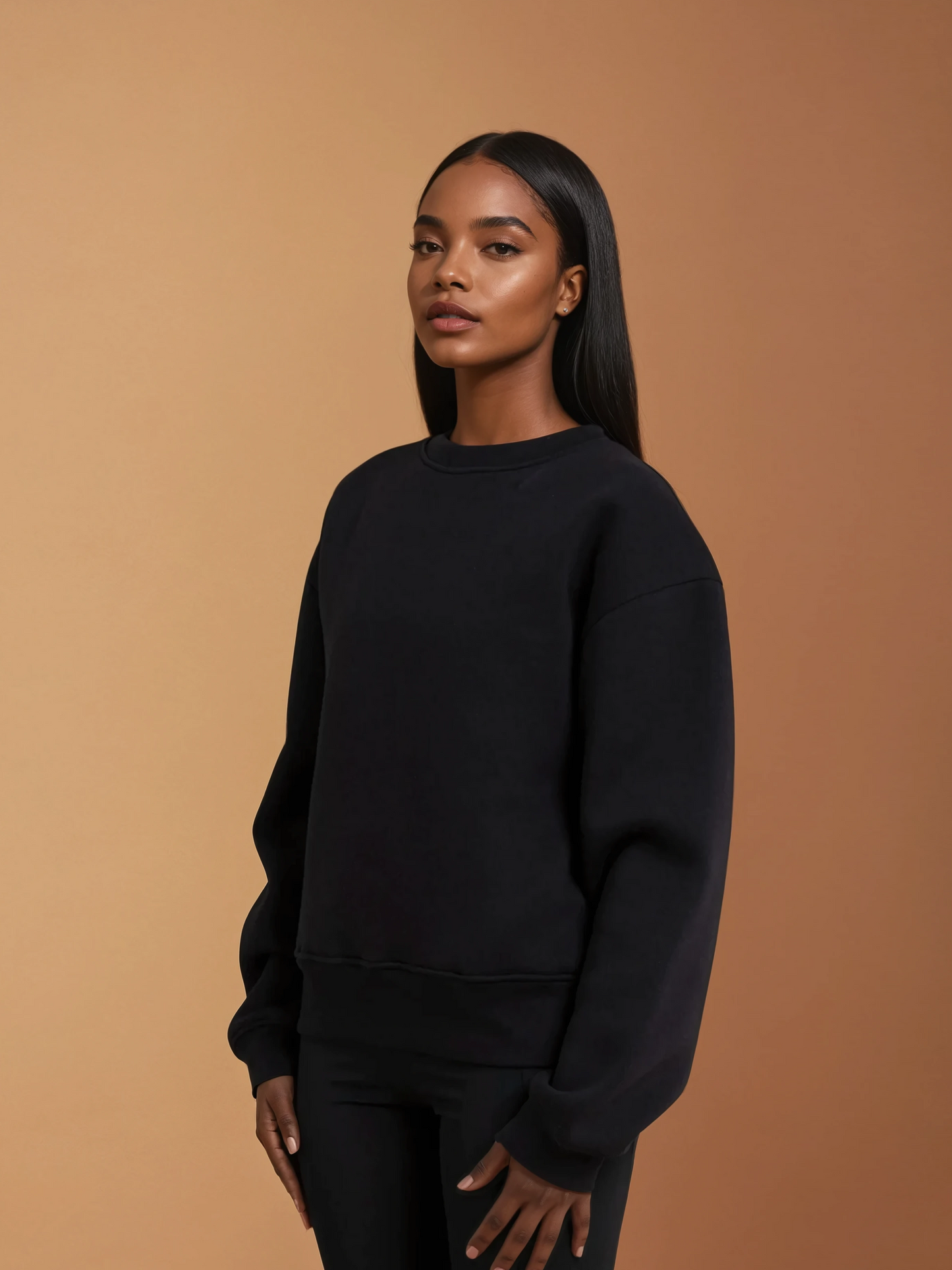 BAILEY crewneck sweatshirt black